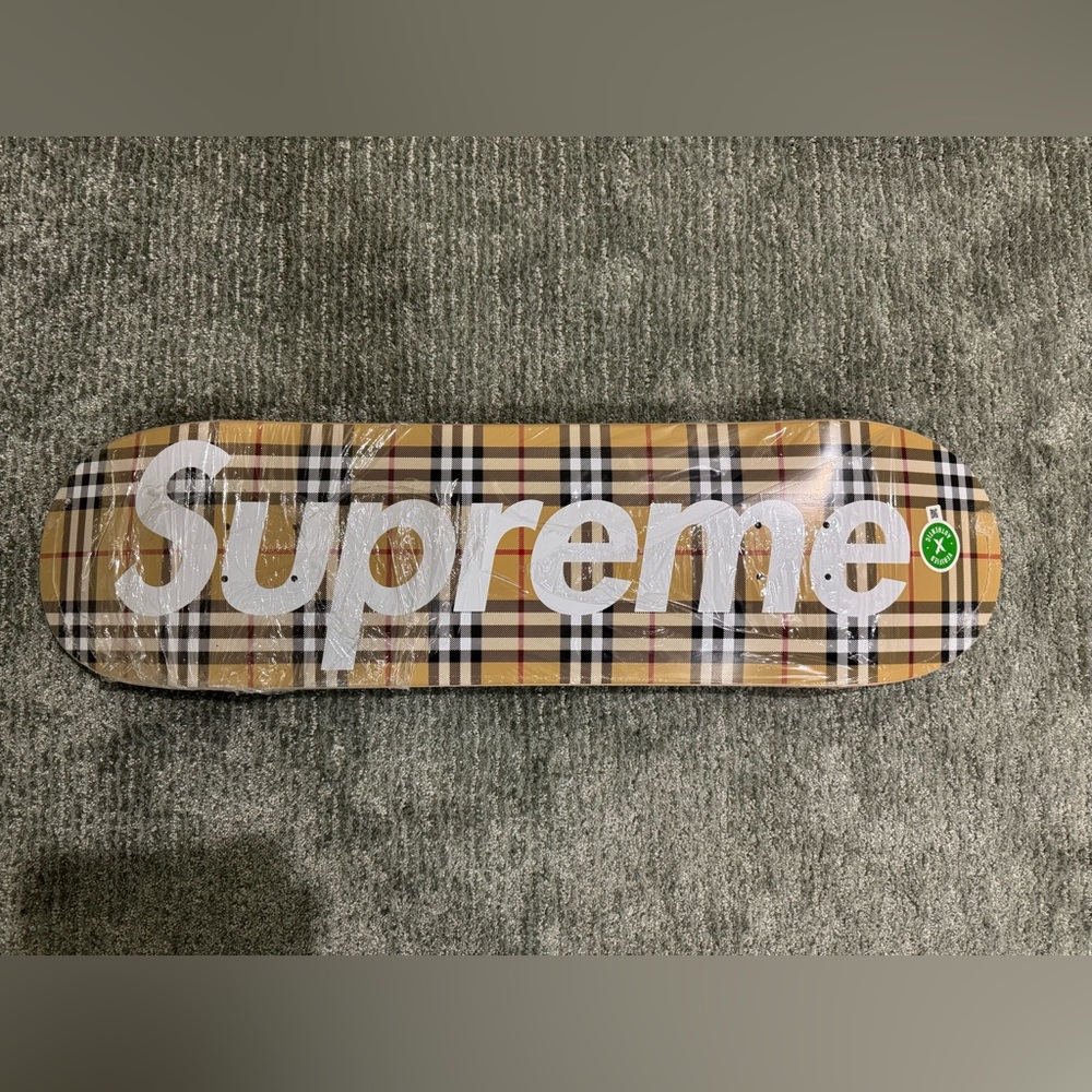 Supreme x Burberry Skateboard Deck